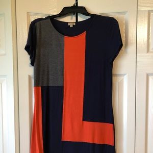 Short sleeves cotton dress